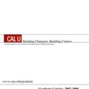Graduate Catalog 2007-2008