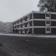 Rear view of Binns Hall