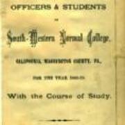 Catalogue of Southwestern State Normal School, 1869-70