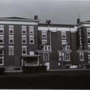 Rear shot of Dixon Hall (1970s or 1980s)
