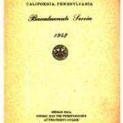 Baccalaureate Service 1942