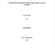 Comparing the texture appeal of two types of thickened water