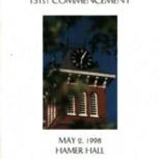 Commencement 1998 May