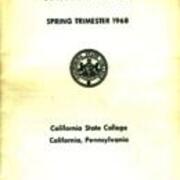 Schedule of Classes : Spring Trimester 1968