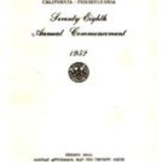 Commencement 1952