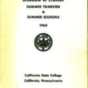 Schedule of Classes : Summer Trimester & Summer Sessions 1968