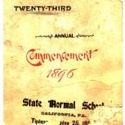 Commencement 1896