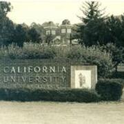 CalU sign and landscaping