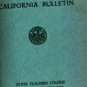 California State Teachers College Catalog 1936-1937