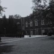 Rear view of Herron Hall
