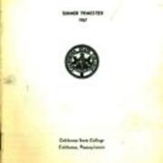Schedule of Classes : Summer Trimester 1967