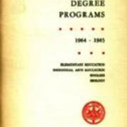 Graduate Catalog 1964-1965