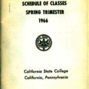 Schedule of Classes : Spring Trimester 1966