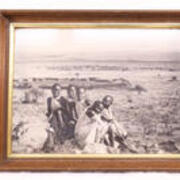 14x10 Framed photograph with personal message - image