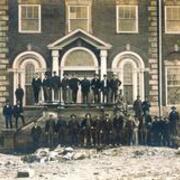 Dixon Hall construction crew