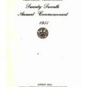 Commencement 1951