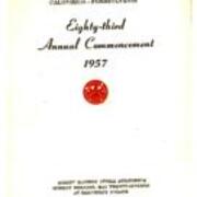 Commencement 1957
