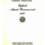 Commencement 1954