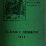 California State Teachers College Catalog 1931 Summer