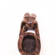 Wooden figural ashtray - view 2
