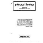 Normal Review