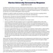 2020-03-31 Campus-Wide Communication
