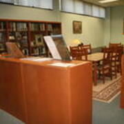2008-09-03 Barbara Morgan Harvey Center in Suhr Library 2 JPG