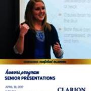 2017-04-18 Honors Program Senior Presentations