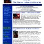 2009-01-27 Inside the Clarion University Libraries Newsletter (Vol. 4, No. 18)