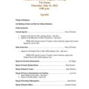 2021-07-22 Council of Trustees Agenda