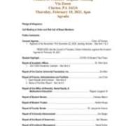2021-02-18 Council of Trustees Agenda