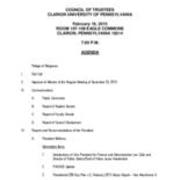 2015-2-19 Council of Trustees Agenda