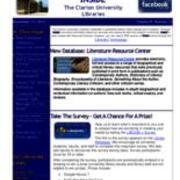 2012-11-13 Inside the Clarion University Libraries Newsletter (Vol. 8, No. 12)