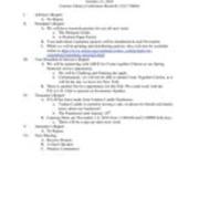 2018-10-23 Clarion University Model United Nations Meeting Minutes