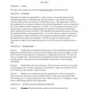 ca. 2020 Geoscience Club of Clarion University Constitution and By-Laws Copy 2