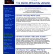 2009-01-20 Inside the Clarion University Libraries Newsletter (Vol. 4, No. 17)