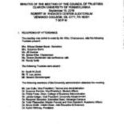2016-09-15 Council of Trustees Minutes