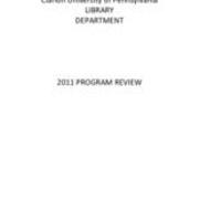 2012-04-02 Final 2011 Library Program Review