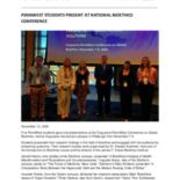 2024-11-12 PennWest Students Present at National Bioethics Conference