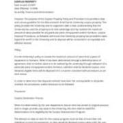 SURPLUS PROPERTY Policy 1997-2-24