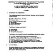 2016-07-21 Council of Trustees Minutes