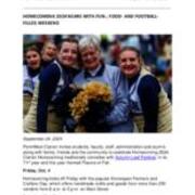 2024-09-24 Homecoming 2024 Nears with Fun-, Food- and Football-Filled Weekend
