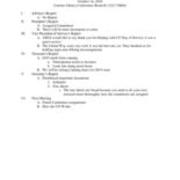 2018-10-16 Clarion University Model United Nations Meeting Minutes