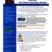 2010-04-06 Inside the Clarion University Libraries Newsletter (Vol. 5, No. 26)