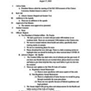 2020-08-17 Student Senate Minutes