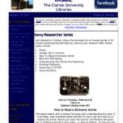 2013-02-19 Inside the Clarion University Libraries Newsletter (Vol. 8, No. 19)