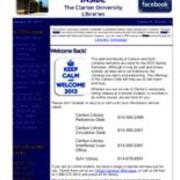 2013-01-29 Inside the Clarion University Libraries Newsletter (Vol. 8, No. 16)