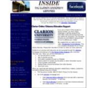 2017-09-12 Inside the Clarion University Libraries Newsletter (Vol. 13, No. 3)
