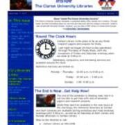 2010-12-07 Inside the Clarion University Libraries Newsletter (Vol. 6, No. 15)
