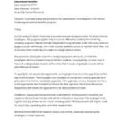 Educational Benefits Policy 1991-7-1